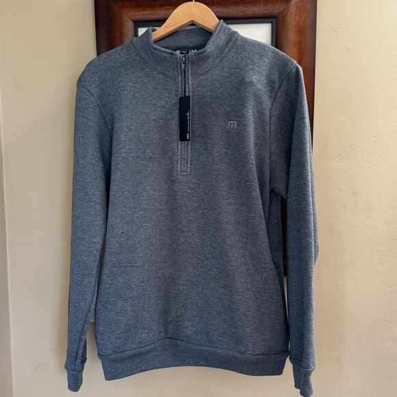Travis Mathew Glacial Quarter Zip Sweatshirt - Picture 3 of 6
